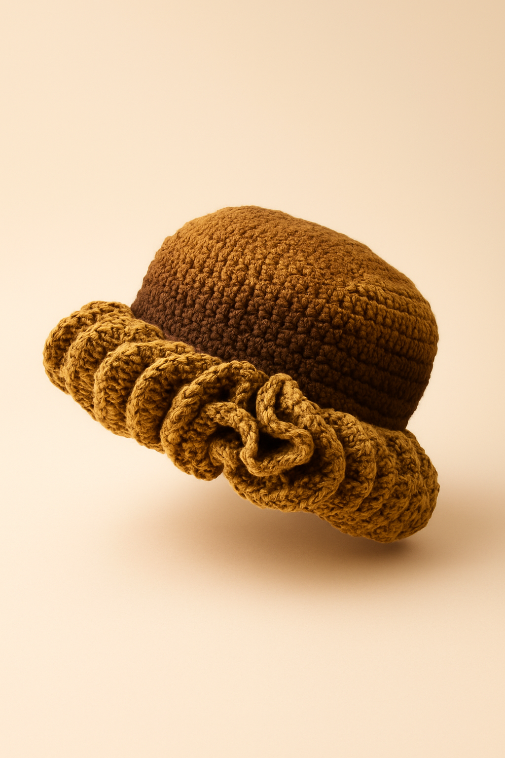 Handcrafted Crochet Ruffle Hat