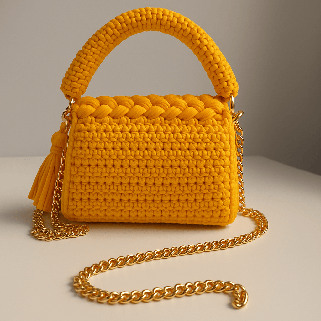 Golden Sun Handwoven Mini Bags